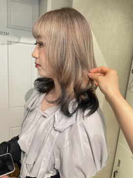 ゼスト クレス(ZEST Cres) 【立川cres小山】エンドカラー　ベージュ