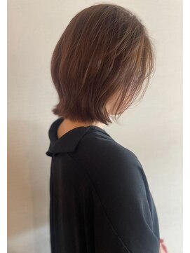 ボンド(hair salon bonD) くびれ切りっぱなしボブ×イルミナカラー