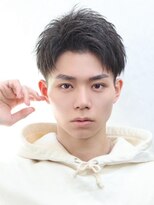 リップス 表参道店(LIPPS)&nbsp;黒髪スッキリツーブロックアップバング