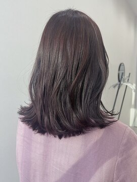 リス バイ ソヨン(Lis by SOYON) 黒髪/グレーベージュ/レイヤーロング/前髪パーマ/髪質改善
