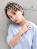 ギークス(GEEKS)&nbsp;【GEEKS渋谷】くすみベージュ/ショートレイヤー/中世的/マッシュ