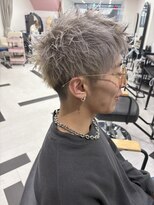 ゼスト 八王子店(ZEST) パールグレージュカラー×スパイキーショート 美由紀#八王子