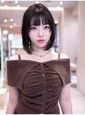 "顔まわりおくれ毛"小顔カット/30代40代おすすめヘア