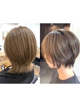 【山科】東野駅 徒歩1分◇髪や頭皮に優しい薬剤でキレイな仕上がり！艶/透明感/立体感◎の白髪染めが人気♪