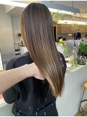 Before after 艶髪シルクストレート　