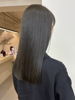 リンクバイアーバン(link by urban.) 【暗髪透明感カラー】オリーブグレージュ