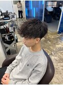 【MEN’S HAIR/サーフカール/刈り上げセンターパート/千葉】