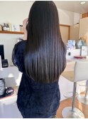 30代×艶髪ストレート