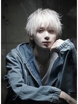 シン(syn)&nbsp;ホワイトブロンド　ショートウルフ