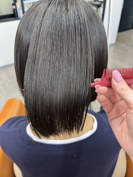 リシャルム 新保店(Re charme) 【ナチュラル美髪】やわらか縮毛矯正ボブ