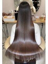 サンド 池袋(sand) 池袋 髪質改善 縮毛矯正 毛先までまとまるロング