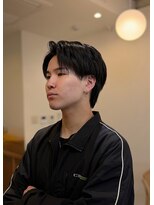 ブラウン バイ イフ 福島(BROWN by if) 襟足残しのセンターパート