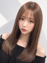 ウィーニード 栄(WENEED)&nbsp;シアーグレージュ×美髪ストレートロング