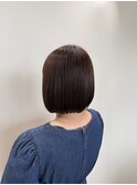 艶感ナチュラル酸性ストレートボブ