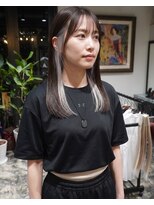 グッドフェローズ キタホリエ(GoodFellas kitahorie) レイヤーカット×透明感インナーカラーで魅せる小顔スタイル