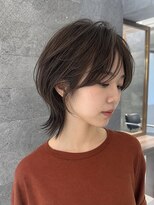 ルポシノエル(rupo si Noel)&nbsp;ミディアムウルフハッシュウルフウルフボブくびれヘア外ハネ