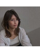 リビス(ribis)&nbsp;顔まわりレイヤー　インナーカラー