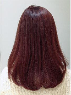 ネオリーブギンザ 銀座店(Neolive GINZA) チェリーピンクカラー☆銀座美容室