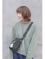 ホワイトルーム(White Room) レイヤーボブ+ハイライト