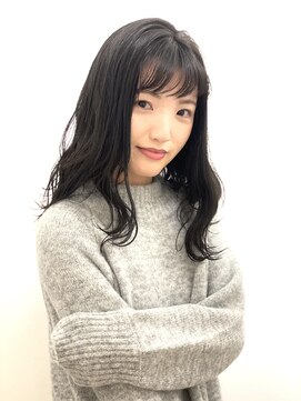 ヘアーアンドメイク ソファー 泉中央店(hair&make Sofa) 黒髪でも重く見えすぎないスタイル