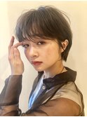 スイングショート×アッシュブラウン