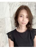 ゆるふわ切りっぱなしボブ♪