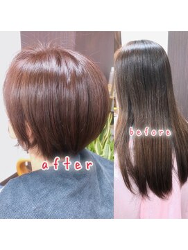 エスモード(S mode) 耳かけショートボブ