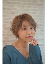 ゼンコー 国分寺(ZENKO)&nbsp;【ゼンコー国分寺店】 透明感ミルクティー×ひし形ショート