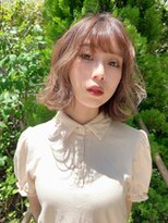 フラミューム 横浜(flammeum)&nbsp;フレンチガーリー　ゆるふわボブ