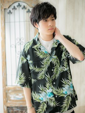 メンズヘア ビーセカンド 草加店(MENS HAIR B-2) 自然体重視！ランダムパーマの黒髪O