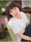 ナチェラル暗髪小顔前下がりぶつ切りボブc5戸田公園20代30代40代