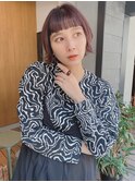 20代30代似合わせカット×耳かけくびれショートボブ