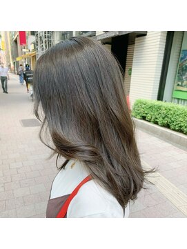 アソビセカンド 原宿(ASOBI 2nd) オリーブベージュ 20代/30代/ブリーチなし