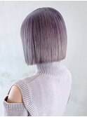 ホワイトラベンダーボブ_チェリーブラウンフェミニン_ba375983