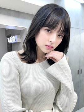 ヴェイン 渋谷(vain) くびれミディ/レイヤーカット/ミディアム/インナーカラー/渋谷