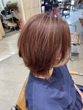ヘアーアンドビューティーショップ エボルティー(hair&beauty shop EvoLuty) ピンクブラウン