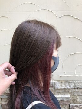 スガタ リフレクション(SUGATA reflection) カット+インナーブリーチ+Hカラー