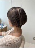 大人可愛い◎ふんわり丸みショート◎【ショートボブ】