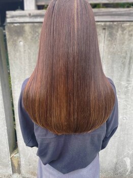 テントヘアー(tent hair)の写真/-自分史上最高の艶髪に-【髪質改善TR】UPTOGLOSS高濃度水素TR導入！定期的な施術により持続力向上*