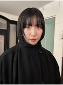 顔周りレイヤーボブ