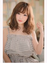 ビート(beat) 【beat】愛されカールミディ×ベージュカラー