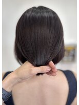 コス(KoS)&nbsp;白髪ぼかし/艶カラー/ボブ/オシャレ/30代40代50代