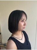 ボブカット！顔まわりレイヤー