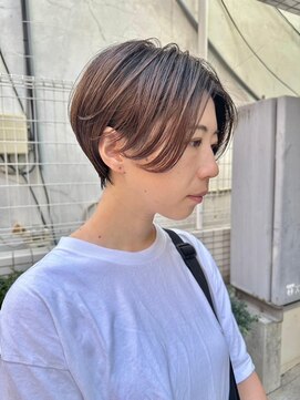 シシ 大宮(She 2.) 大人丸みショートボブ/マッシュショート/前髪/ベージュカラー