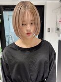 【YOKE】ミルクティーベージュハイトーンカラーカーキベージュ