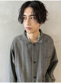 【PARK】メンズニュアンススパイラルパーマ×センターパート