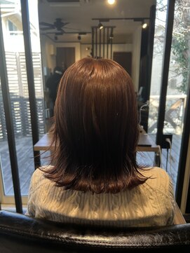 イコウヘアデザイン(icou hair design) 艶感たっぷりカシスオレンジ
