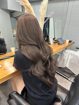 ヴェルダ 池袋店(verda) ブリーチなしダブルカラー　モカグレージュ　Riko