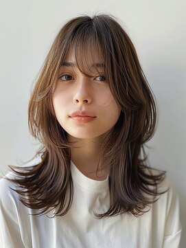 レヴ 草加店(LEV.) イメチェン　外ハネ　ボブ　美髪　ワイドバング　ブルーブラック