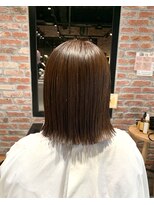 オーガニック アトリエ 大宮(organic+atelier)&nbsp;20代30代40代ミニボブショコラアッシュ透明感小顔ブリーチなし